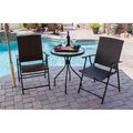 Az Patio Heaters Dark Brown Wicker Patio Set AW-085